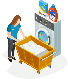 Bước 3: Quy trình giặt sấy hiện đại tại Thái Nguyên